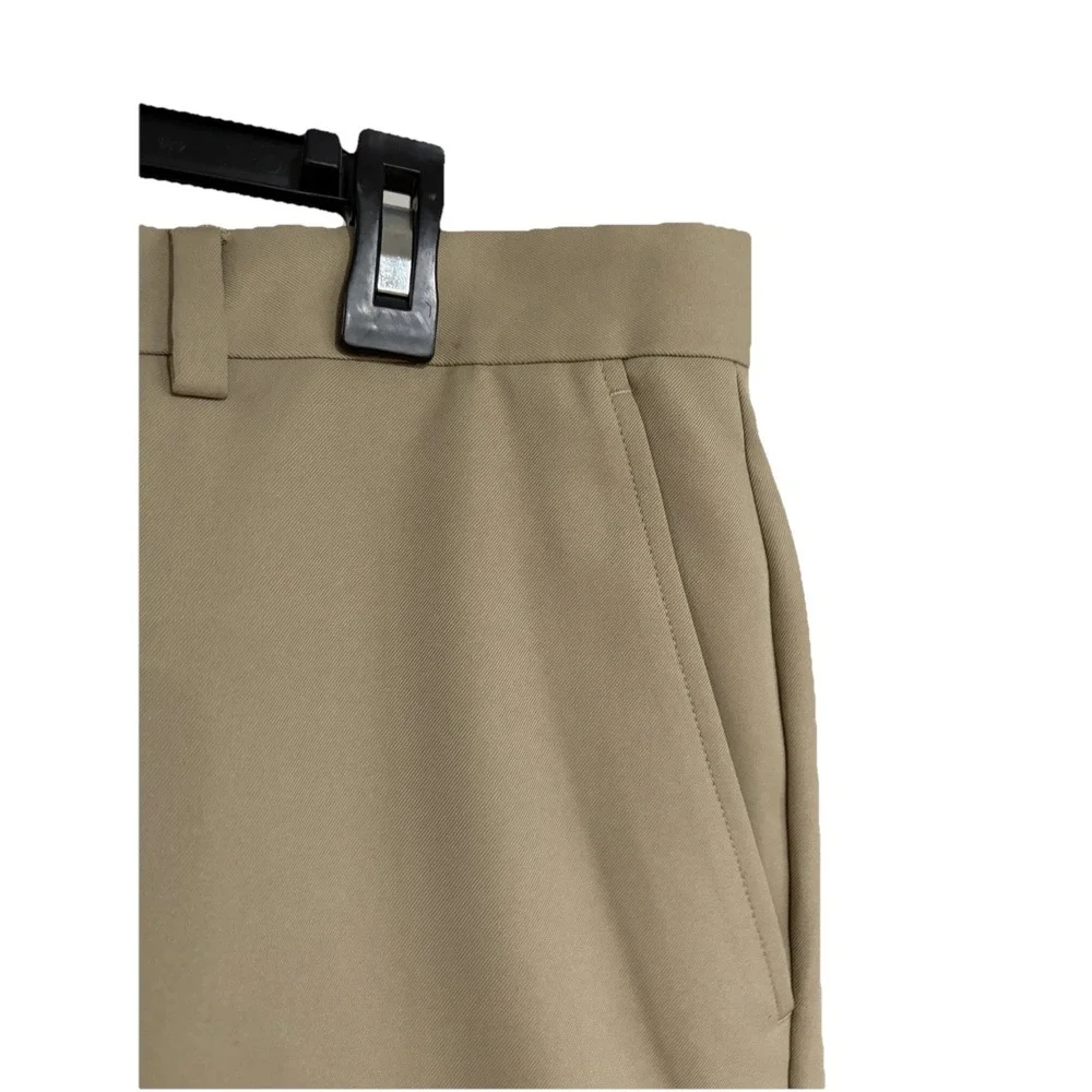 PGA Tour mens wicking dry GOLF shorts stretch tan khaki dress waist 36 EUC A12
